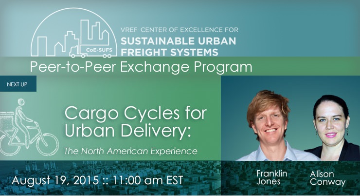 Cargo Cycles for Urban Delivery:  North American Experience